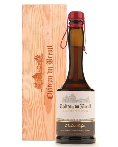 CALVADOS CHATEAU DU BREUIL 15 ANS| ML. 2000| Cassa Cassa Legno