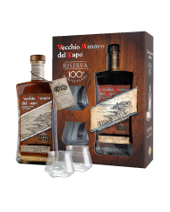 VECCHIO AMARO DEL CAPO RISERVA DEL CENTENARIO CAFFO CON BICCHIERI| ML. 700| Astucciato