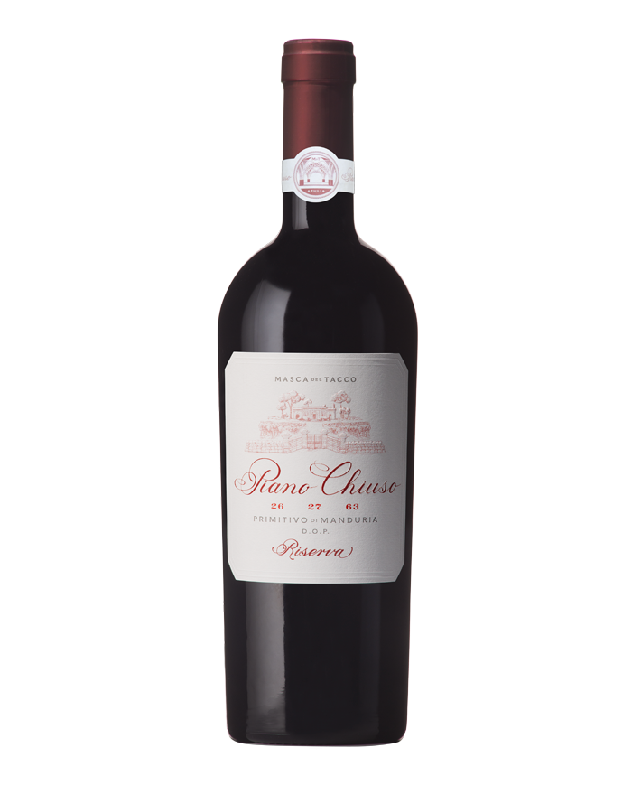 PRIMITIVO DI MANDURIA RISERVA PIANO CHIUSO MASCA DEL TACCO (2018)| ML. 750