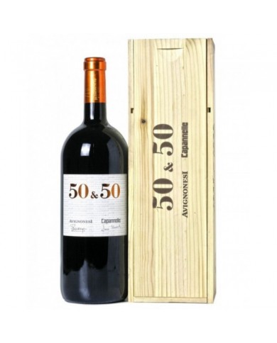 50 & 50 CAPANNELLE ,  AVIGNONESI (2016)| ML. 1500 Magnum| Cassa Legno