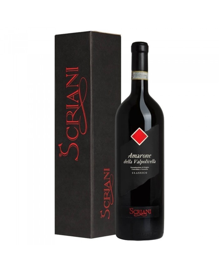 AMARONE DELLA VALPOLICELLA CLASSICO SCRIANI (2015)| ML. 1500 Magnum| Astucciato