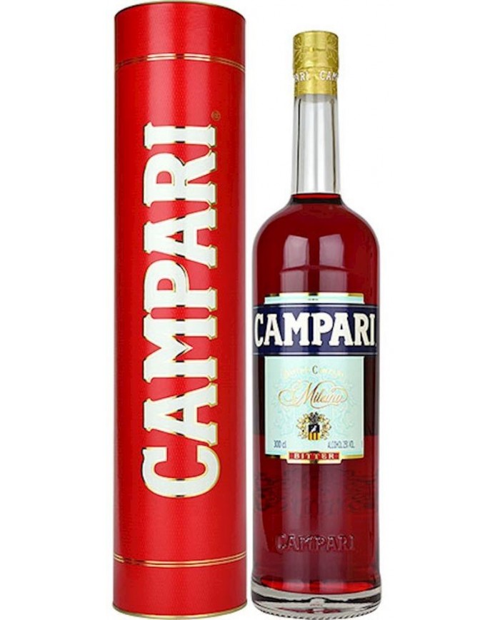 BITTER CAMPARI| ML. 3000 Doppio Magnum| Astucciato